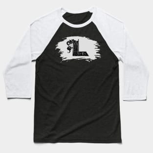 Gothic letter L – Alphabet typography Baseball T-Shirt